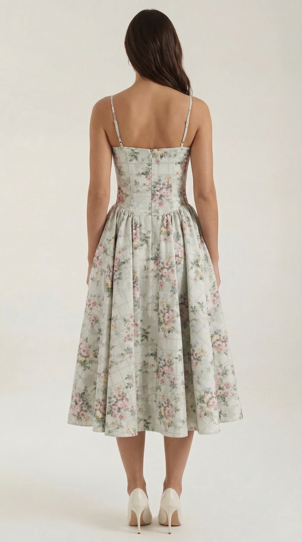 Odette Corset Midi Dress