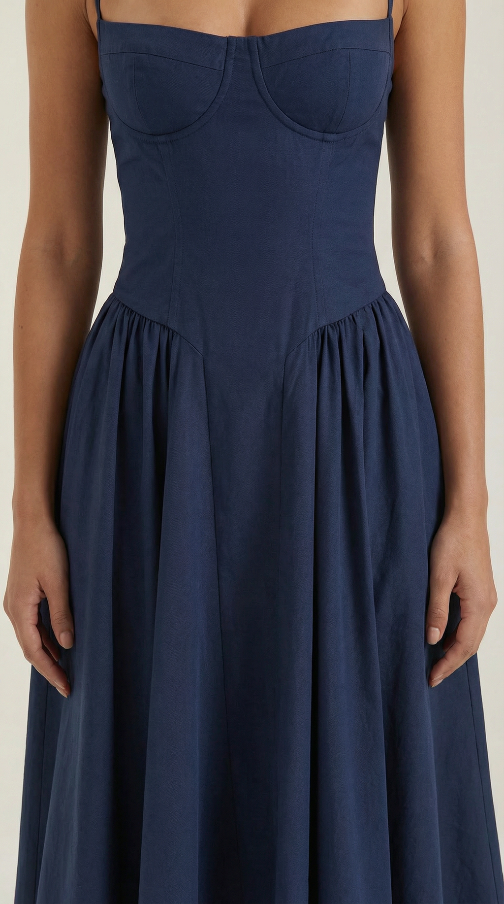 Odette Corset Midi Dress