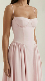 Odette Corset Midi Dress