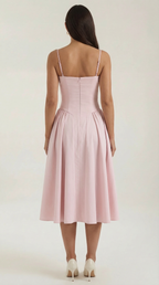 Odette Corset Midi Dress