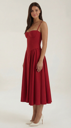 Odette Corset Midi Dress