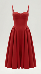 Odette Corset Midi Dress