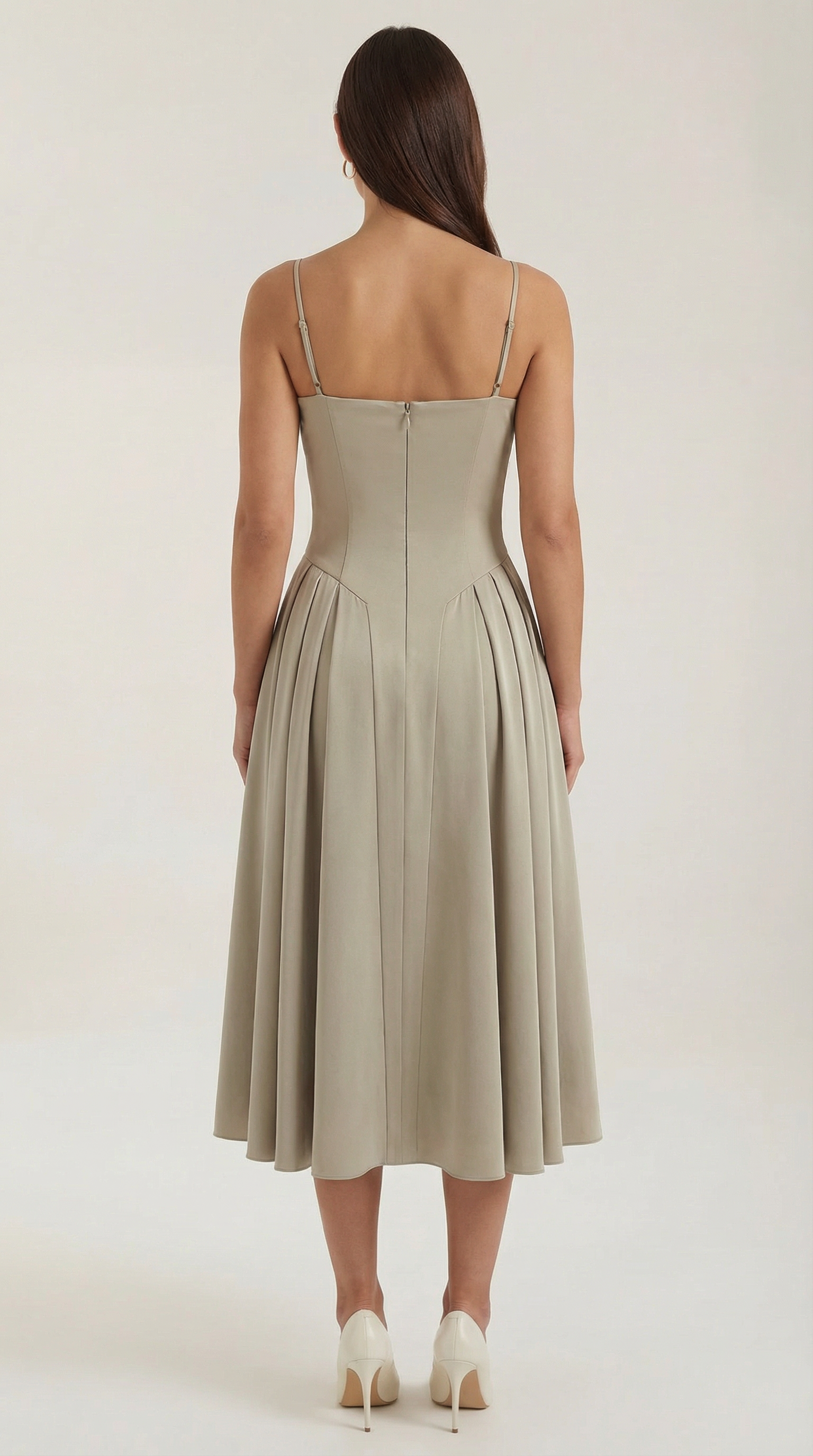 Odette Corset Midi Dress