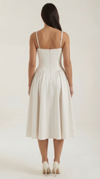 Odette Corset Midi Dress